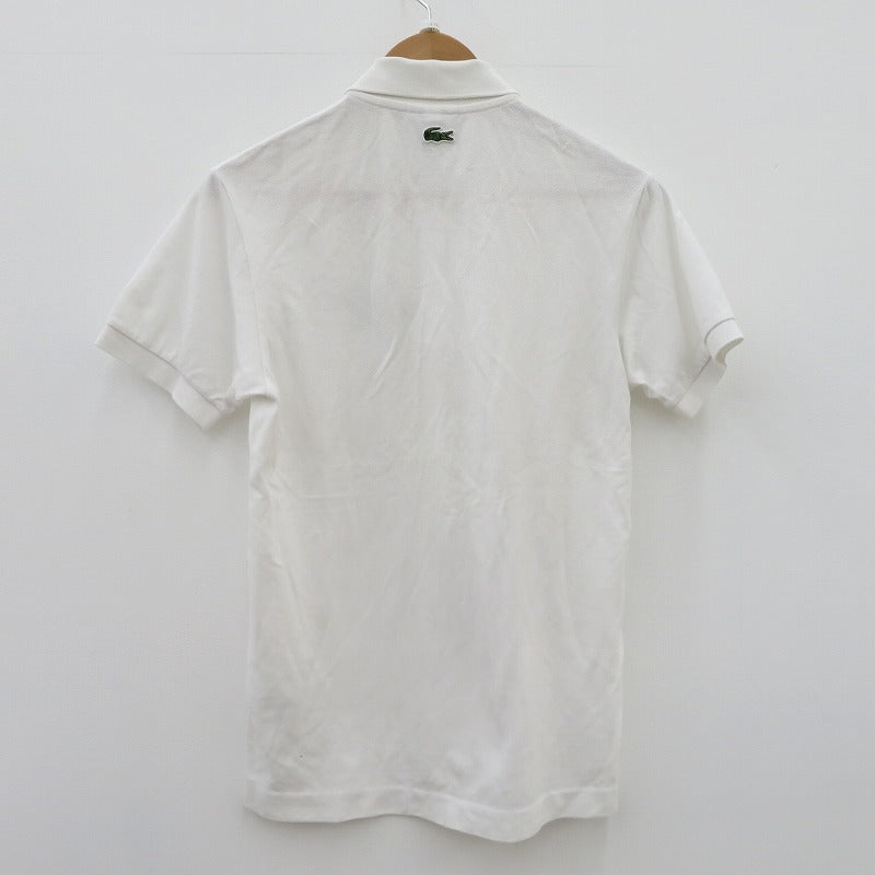 LACOSTE | ラコステ ×Netflix ポロシャツ/SEXEDUCATION ポロシャツ PH7057 ホワイト サイズ：2【瀬戸大橋店】