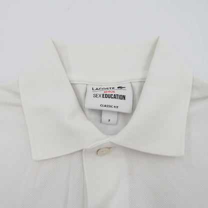 LACOSTE | ラコステ ×Netflix ポロシャツ/SEXEDUCATION ポロシャツ PH7057 ホワイト サイズ：2【瀬戸大橋店】