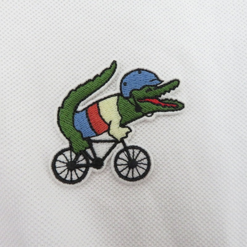 LACOSTE | ラコステ ×Netflix ポロシャツ/SEXEDUCATION ポロシャツ PH7057 ホワイト サイズ：2【瀬戸大橋店】