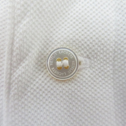 LACOSTE | ラコステ ×Netflix ポロシャツ/SEXEDUCATION ポロシャツ PH7057 ホワイト サイズ：2【瀬戸大橋店】
