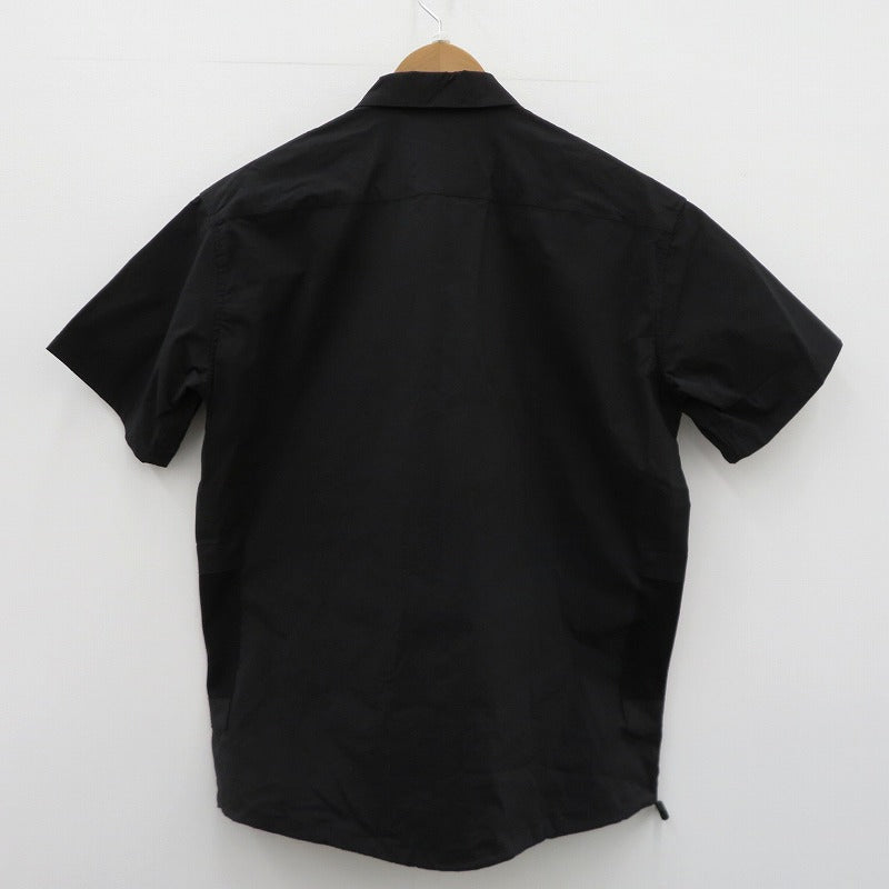 WIND AND SEA | ウィンダンシーウインダンシー Wind Wave Tech Field Shirt 半袖シャツ WDS-O-FCT-24-Q4-SH-01 ブラック サイズ：M【瀬戸大橋店】