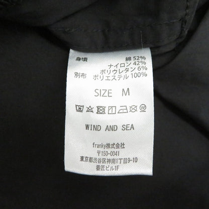 WIND AND SEA | ウィンダンシーウインダンシー Wind Wave Tech Field Shirt 半袖シャツ WDS-O-FCT-24-Q4-SH-01 ブラック サイズ：M【瀬戸大橋店】