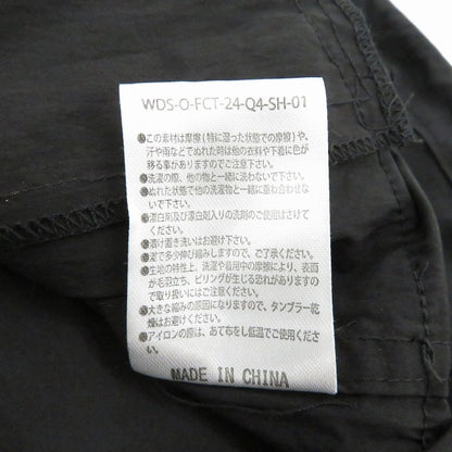 WIND AND SEA | ウィンダンシーウインダンシー Wind Wave Tech Field Shirt 半袖シャツ WDS-O-FCT-24-Q4-SH-01 ブラック サイズ：M【瀬戸大橋店】