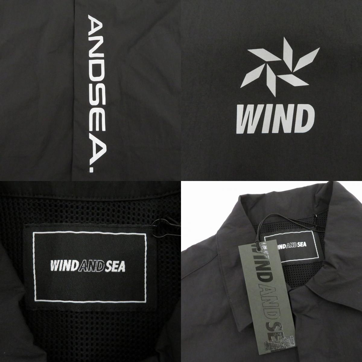 WIND AND SEA | ウィンダンシーウインダンシー Wind Wave Tech Field Shirt 半袖シャツ WDS-O-FCT-24-Q4-SH-01 ブラック サイズ：M【瀬戸大橋店】