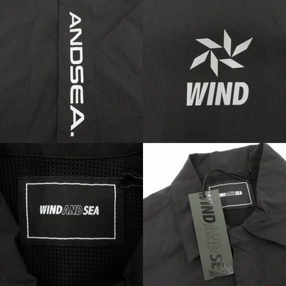 WIND AND SEA | ウィンダンシーウインダンシー Wind Wave Tech Field Shirt 半袖シャツ WDS-O-FCT-24-Q4-SH-01 ブラック サイズ：M【瀬戸大橋店】