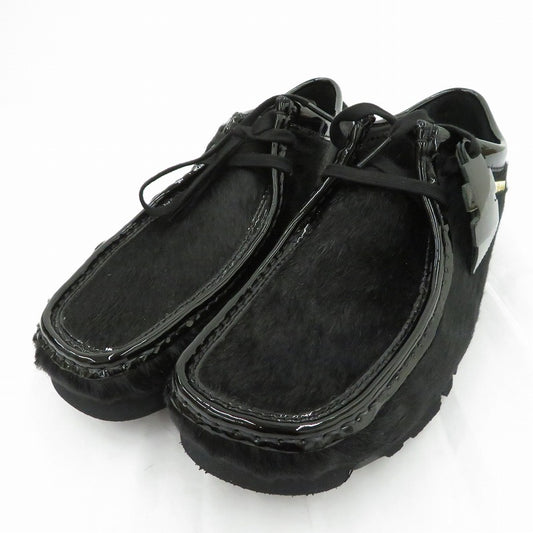 Clarks | クラークス ×BLACK EYE PATCH×atmos Wallabee スニーカー 26187743 ブラック 28cm【瀬戸大橋店】