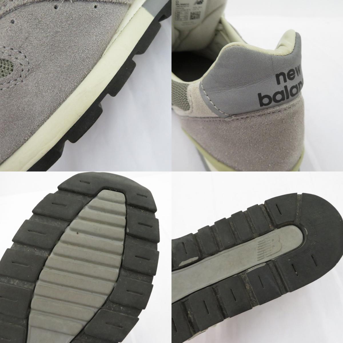 NEW BALANCE | ニューバランス 996 Made in USA '30th Anniversary' スニーカー ML996DK グレー 27.5cm【瀬戸大橋店】