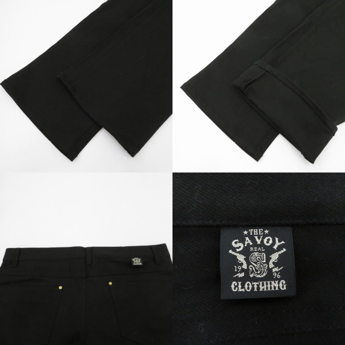 Cotton Twill 5Pocket Slim Pants その他ボトムス SVY-PT075 ブラック サイズ：34【瀬戸大橋店】