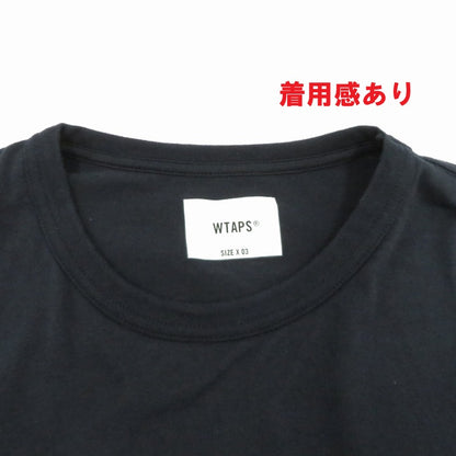 W)TAPS | ダブルタップス GPS / LS /COTTON 長袖Ｔシャツ 212ATDT-CSM23 ネイビー サイズ：3【瀬戸大橋店】