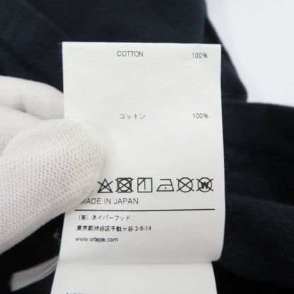 W)TAPS | ダブルタップス GPS / LS /COTTON 長袖Ｔシャツ 212ATDT-CSM23 ネイビー サイズ：3【瀬戸大橋店】