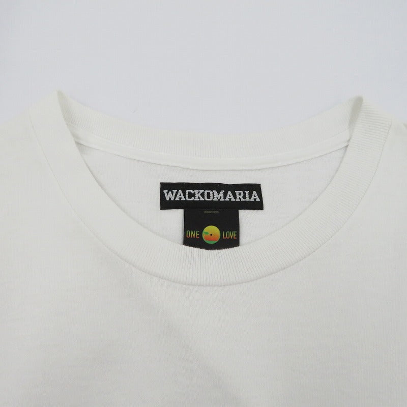 WACKOMARIA | ワコマリア BOB MARLEY TEE 半袖Ｔシャツ ホワイト サイズ：L【瀬戸大橋店】