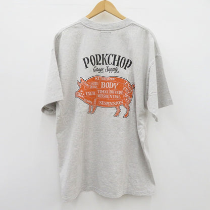 PORK CHOP | ポークチョップ 半袖Ｔシャツ グレー サイズ：XL【瀬戸大橋店】