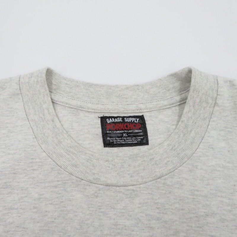 PORK CHOP | ポークチョップ 半袖Ｔシャツ グレー サイズ：XL【瀬戸大橋店】