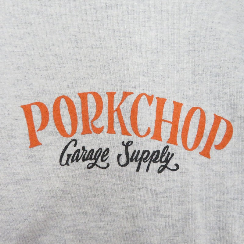 PORK CHOP | ポークチョップ 半袖Ｔシャツ グレー サイズ：XL【瀬戸大橋店】