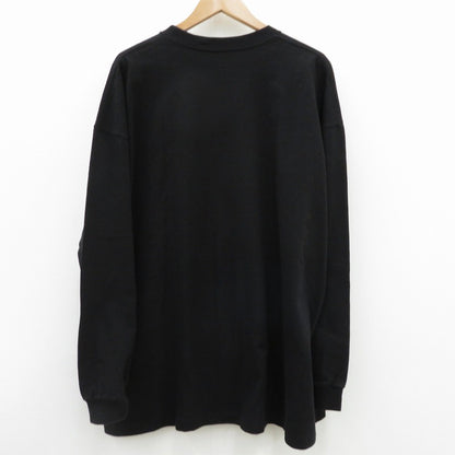 COOTIE | クーティー Open End Yarn Error Fit L/S Tee 長袖Ｔシャツ CTE-23A302 ブラック サイズ：M【瀬戸大橋店】
