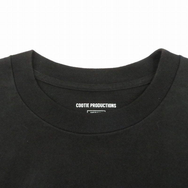 COOTIE | クーティー Open End Yarn Error Fit L/S Tee 長袖Ｔシャツ CTE-23A302 ブラック サイズ：M【瀬戸大橋店】