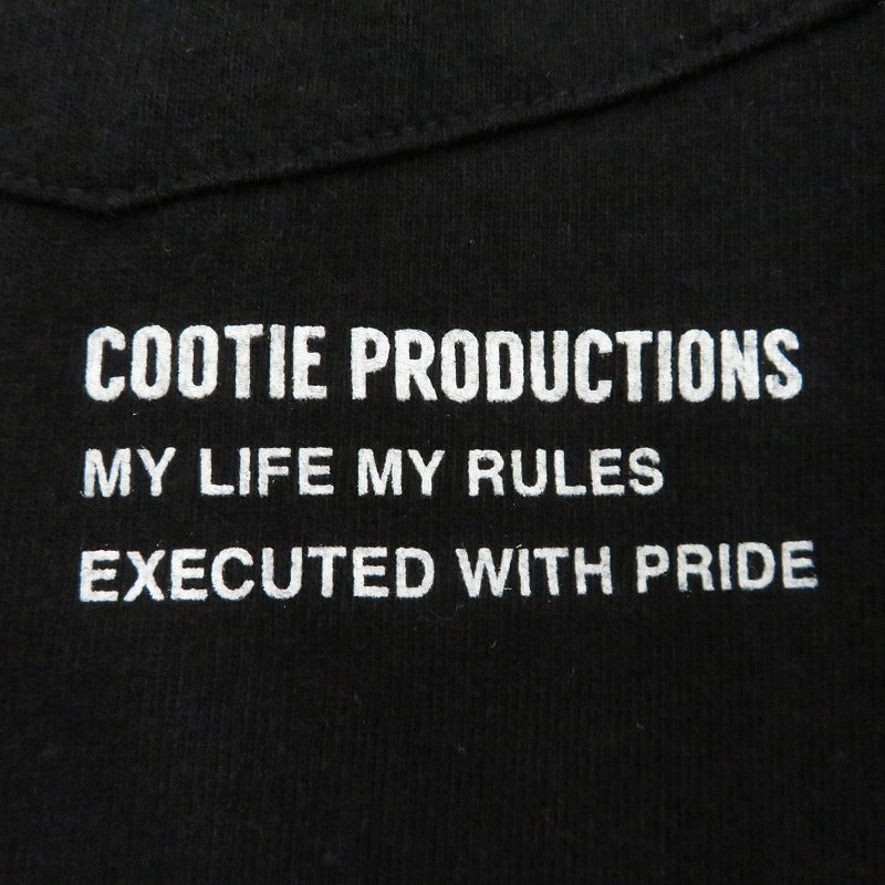 COOTIE | クーティー Open End Yarn Error Fit L/S Tee 長袖Ｔシャツ CTE-23A302 ブラック サイズ：M【瀬戸大橋店】