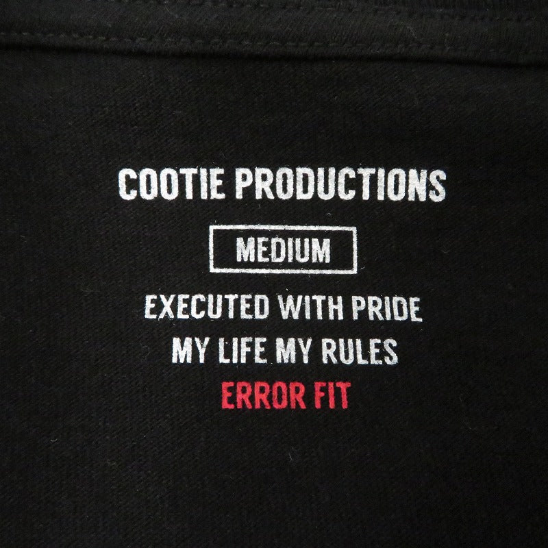 COOTIE | クーティー Open End Yarn Error Fit L/S Tee 長袖Ｔシャツ CTE-23A302 ブラック サイズ：M【瀬戸大橋店】