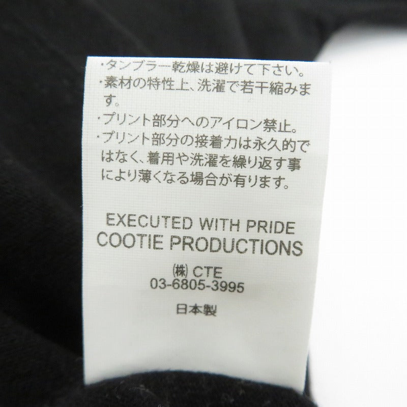 COOTIE | クーティー Open End Yarn Error Fit L/S Tee 長袖Ｔシャツ CTE-23A302 ブラック サイズ：M【瀬戸大橋店】