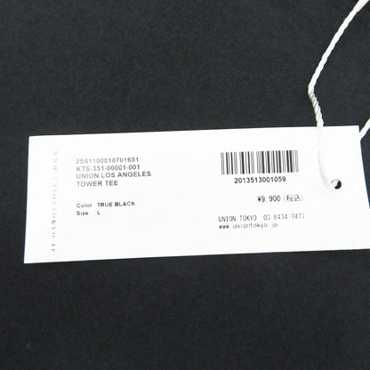 UNION | ユニオン TOWER TEE 半袖Ｔシャツ 25S1100010701651 ブラック サイズ：L【瀬戸大橋店】