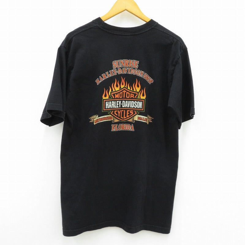 HARLEY-DAVIDSON | ハーレーダビットソン USA製 半袖Ｔシャツ ブラック サイズ：L【瀬戸大橋店】