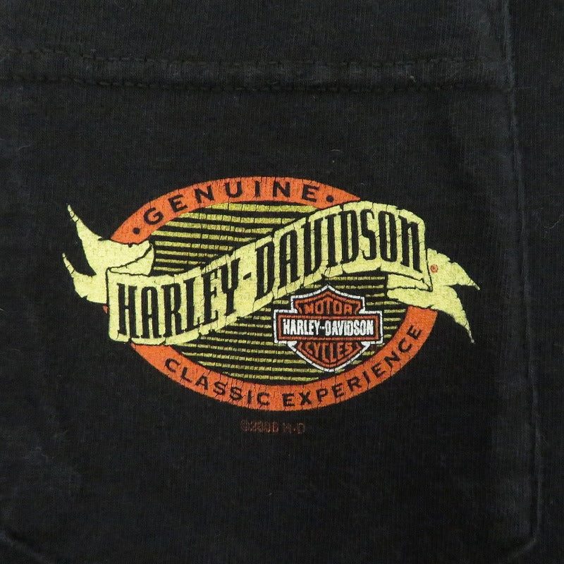 HARLEY-DAVIDSON | ハーレーダビットソン USA製 半袖Ｔシャツ ブラック サイズ：L【瀬戸大橋店】