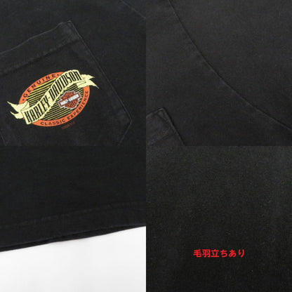 HARLEY-DAVIDSON | ハーレーダビットソン USA製 半袖Ｔシャツ ブラック サイズ：L【瀬戸大橋店】