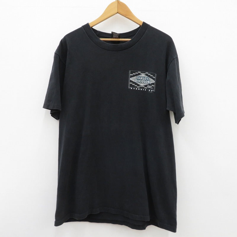 HARLEY-DAVIDSON | ハーレーダビットソン USA製 半袖Ｔシャツ ブラック サイズ：L【瀬戸大橋店】