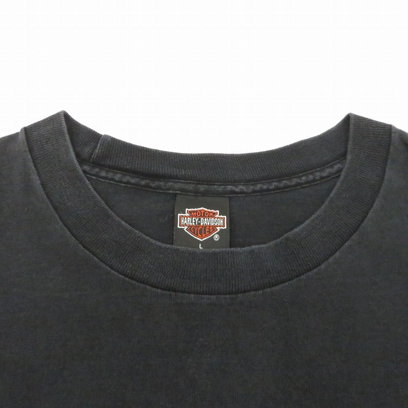 HARLEY-DAVIDSON | ハーレーダビットソン USA製 半袖Ｔシャツ ブラック サイズ：L【瀬戸大橋店】