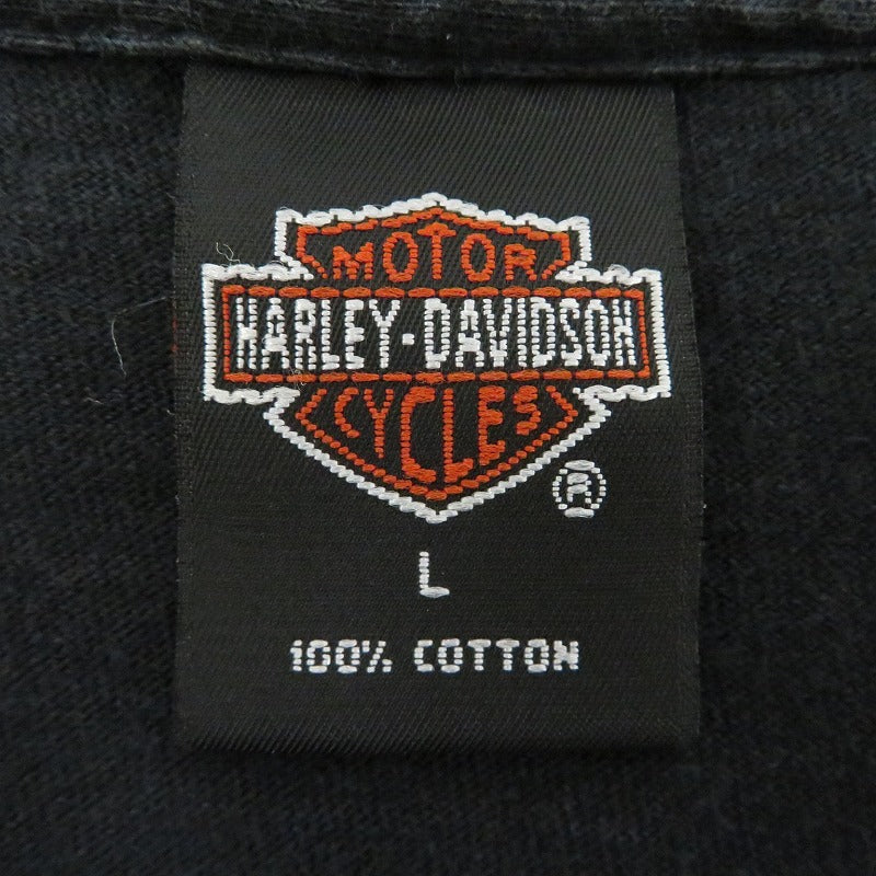 HARLEY-DAVIDSON | ハーレーダビットソン USA製 半袖Ｔシャツ ブラック サイズ：L【瀬戸大橋店】
