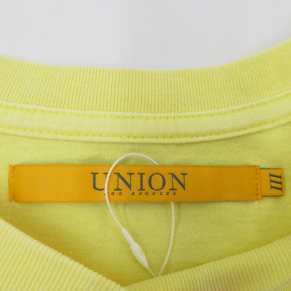 UNION | ユニオン RECORD SHOP TEE 半袖Ｔシャツ 26S1001010703261 イエロー サイズ：L【瀬戸大橋店】