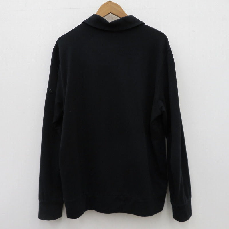 STONE ISLAND | ストーンアイランド Ghost Half Zip Collared Sweat スウェット 7615629F3 ブラック サイズ：L【瀬戸大橋店】