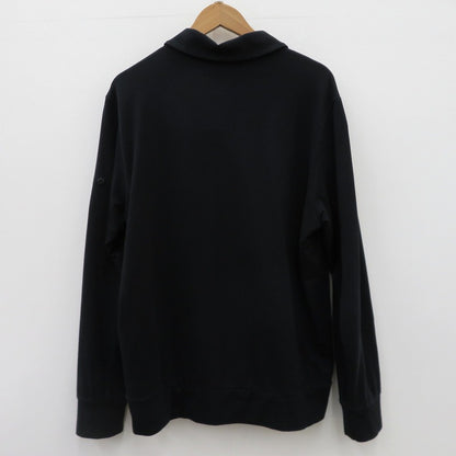 STONE ISLAND | ストーンアイランド Ghost Half Zip Collared Sweat スウェット 7615629F3 ブラック サイズ：L【瀬戸大橋店】
