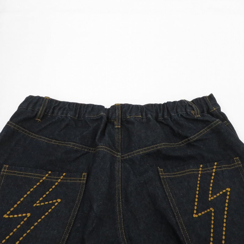 PUNKDRUNKERS | パンクドランカーズ 雷デニムカーゴパンツ デニムパンツ ネイビー サイズ：XL【瀬戸大橋店】
