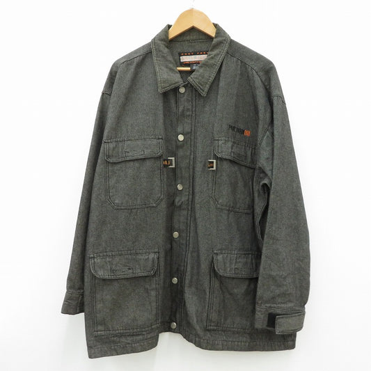 PHAT FARM | ファットファーム カバーオール ｻｲｽﾞ:2XL ブラック【瀬戸大橋店】