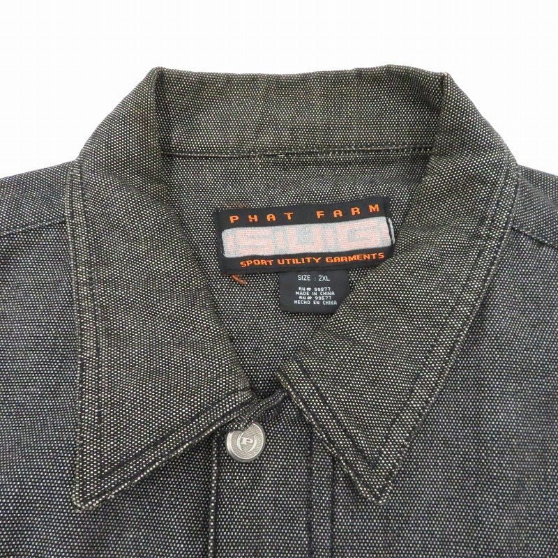 PHAT FARM | ファットファーム カバーオール ｻｲｽﾞ:2XL ブラック【瀬戸大橋店】