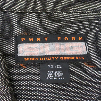 PHAT FARM | ファットファーム カバーオール ｻｲｽﾞ:2XL ブラック【瀬戸大橋店】