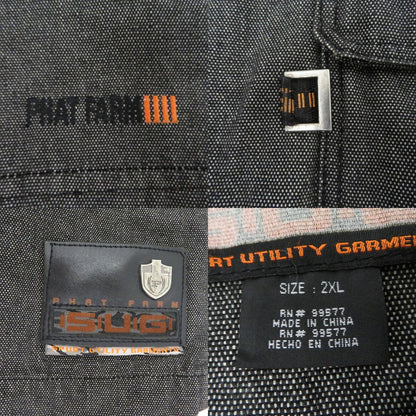 PHAT FARM | ファットファーム カバーオール ｻｲｽﾞ:2XL ブラック【瀬戸大橋店】