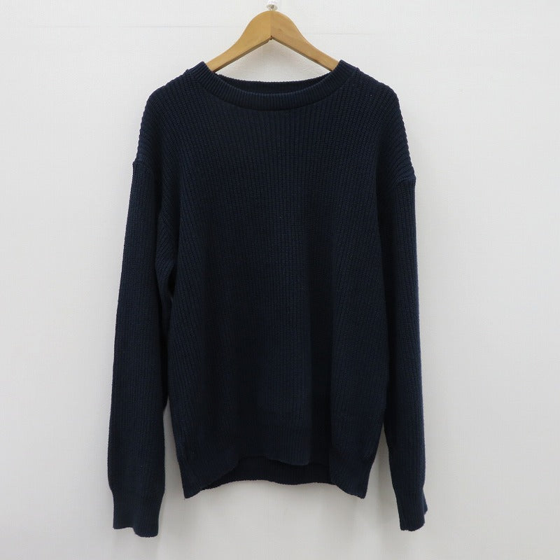 ニット Binghamton Knitting ネイビー【瀬戸大橋店】