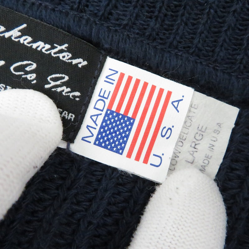 ニット Binghamton Knitting ネイビー【瀬戸大橋店】