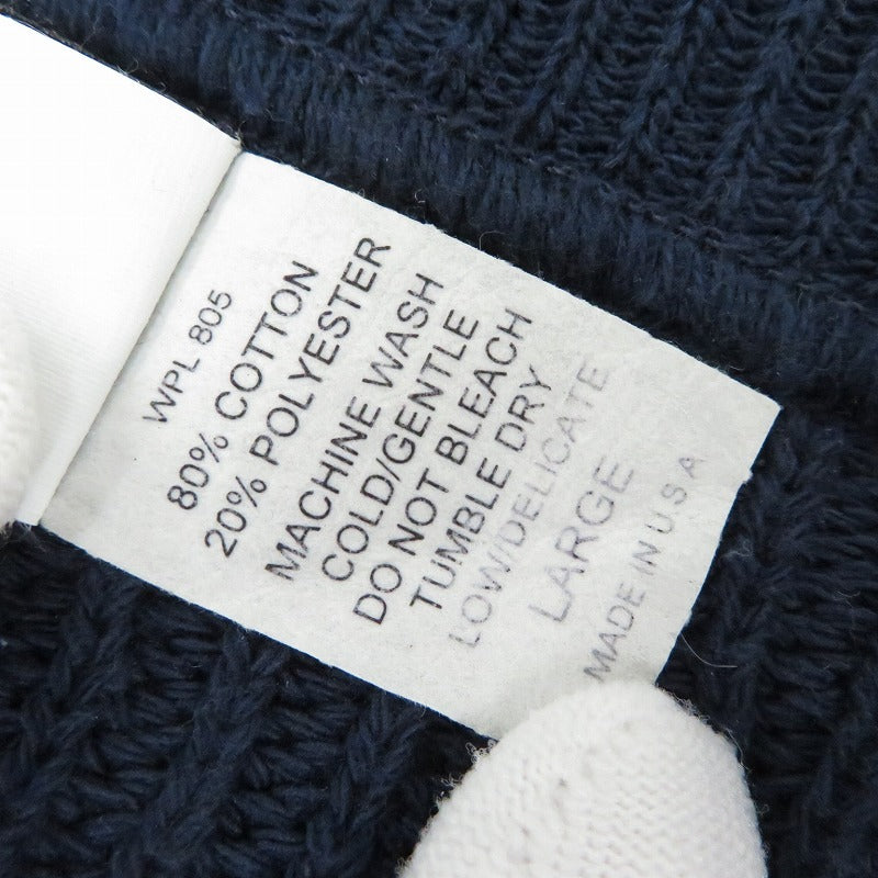 ニット Binghamton Knitting ネイビー【瀬戸大橋店】
