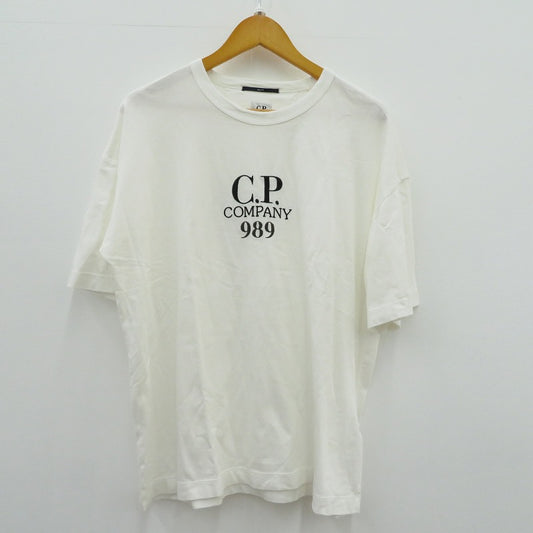 C.P.Company | シーピーカンパニー BOX FIT Tシャツ 半袖Ｔシャツ 2401203 ホワイト サイズ：L【瀬戸大橋店】