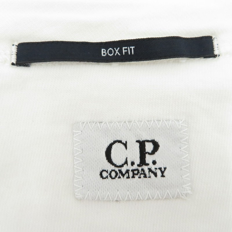 C.P.Company | シーピーカンパニー BOX FIT Tシャツ 半袖Ｔシャツ 2401203 ホワイト サイズ：L【瀬戸大橋店】