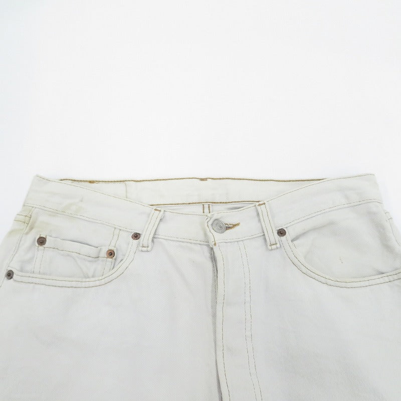 Levi's | リーバイス USA製/裏ボタン刻印524 デニムパンツ 501-0154 ｻｲｽﾞ:W33 ホワイト【瀬戸大橋店】