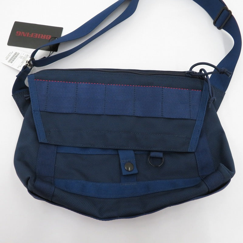 BRIEFING | ブリーフィング FLEET MESSENGER BAG ショルダーバッグ 38-61-0046-106-79-88 ネイビー【瀬戸大橋店】