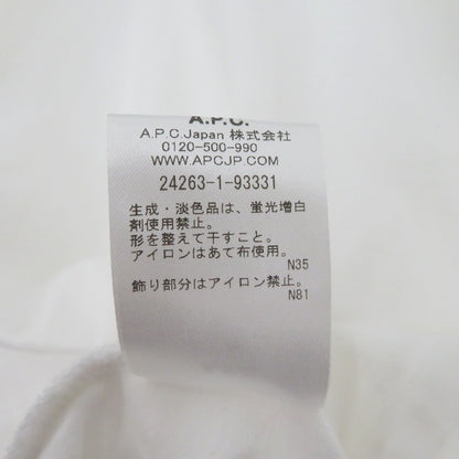 A.P.C | アーペーセー 半袖Ｔシャツ ホワイト サイズ：M【瀬戸大橋店】