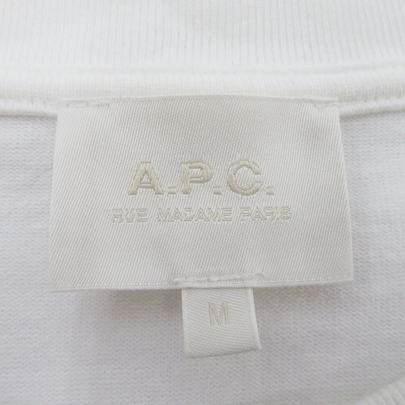 A.P.C | アーペーセー 半袖Ｔシャツ ホワイト サイズ：M【瀬戸大橋店】