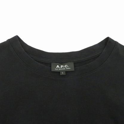 A.P.C | アーペーセー 半袖Ｔシャツ ブラック サイズ：L【瀬戸大橋店】
