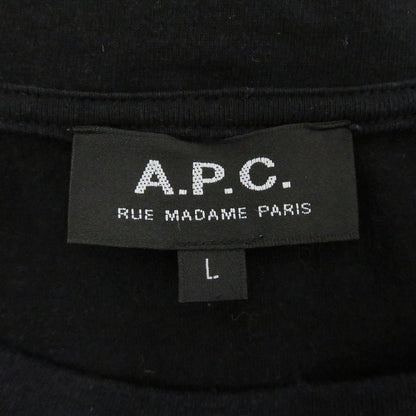 A.P.C | アーペーセー 半袖Ｔシャツ ブラック サイズ：L【瀬戸大橋店】
