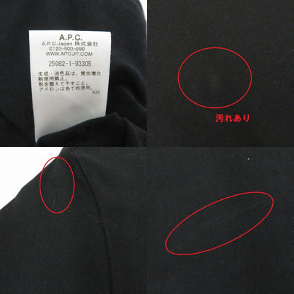 A.P.C | アーペーセー 半袖Ｔシャツ ブラック サイズ：L【瀬戸大橋店】